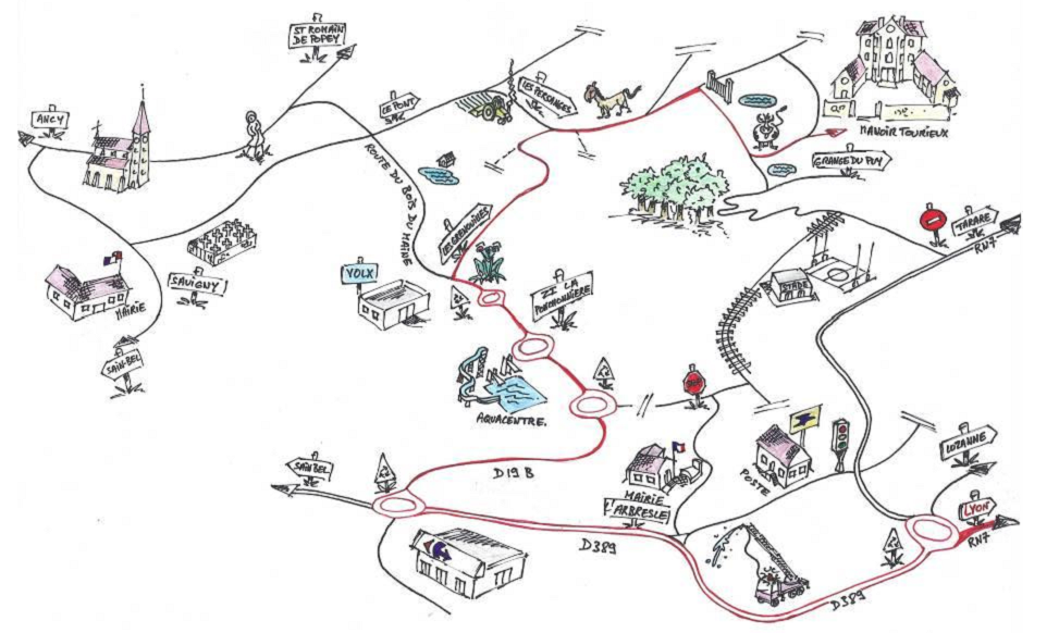 Plan accès manoir